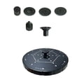 thumbnail image 2 of Honmine Solar Powered Spout Outdoor Courtyard, Fountain with 7 Color LED Light, 5 Nozzles and 1 Adapter for Swimming Pool, Bathroom, and Garden, 2 of 6