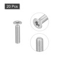 thumbnail image 3 of M3x14mm Torx Security Machine Screws, 20 Pack 316 Stainless Steel Countersunk Head Tamper Proof Screw Fasteners Bolts, 3 of 5