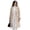 Beige, variant on Women's Mid Long Pea Coat Double Breasted Winter Outerwear Warm Overcoat