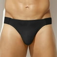 thumbnail image 2 of Afuyipoi Underpants for Male,Mid-rise Lightweight Solid Activewear Briefs Black S, 2 of 6