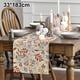 thumbnail image 2 of Camino de mesa de otoño con hojas de eucalipto beige, decoración de mesa de comedor de cocina de temporada otoñal para fiesta en casa al aire libre de 13 x 72 pulgadas, 2 of 5