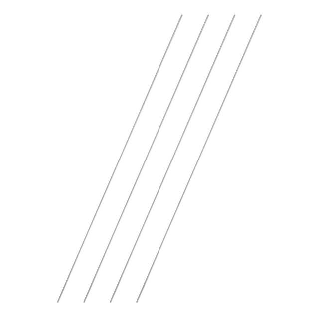 4 Pack 304 Stainless Steel Round Rod 1/16" Diameter 12" Length Solid Rod