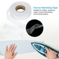 thumbnail image 5 of Uxcell 80 Yard 2/5 Inch Iron-on Hemming Tape No Sewing Stitch Witchery Hem Tape Adhesive Tape White, 5 of 7