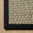 thumbnail image 6 of nuLOOM Hesse Checker Weave Seagrass Indoor/Outdoor Area Rug, 2' 6" x 12', Runner, Hesse Black, 6 of 8