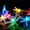 Colorful Light, variant on Dragonfly Starry String Lights, 10ft 20 LED Decorative Twinkle Fairy Lighting Strand Battery Powered with 2 Lighting Modes for Bedroom Wedding Birthday Party Christmas Decor (Colorful Light)