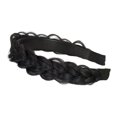 thumbnail image 1 of Women's Natural Wig Hairband Anti Slip Twist Braid Hair Bands for Hair Decoration, 1 of 5