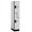 Gray, variant on Salsbury Extra Wide Designer Wood Locker Double Tier S Style - Blue