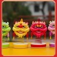 thumbnail image 2 of Yimiti Creative Spring Lion Dance Car Lion Hand For National Tide Small Decoration,Purple, 2 of 7
