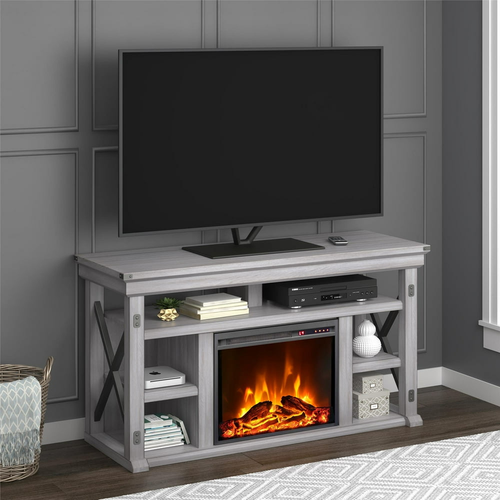 Ameriwood Home Wildwood Fireplace TV Stand for TVs up to 60", Multiple
