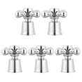 thumbnail image 1 of OULII 5Pack Replacement Faucet Handles Plastic Silver Universal Design for Hotel Managers, 1 of 8