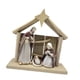 thumbnail image 4 of Adorno de belén de Navidad, artesanía decorativa, figura de la Sagrada Familia, figura de mesa para decoración de regalo de Navidad, 4 of 9