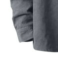 thumbnail image 6 of Wancir Men's & Boys Hooded Corduroy Shirts Jacket Long Sleeve Button Down Shirt Jacket, 6 of 8