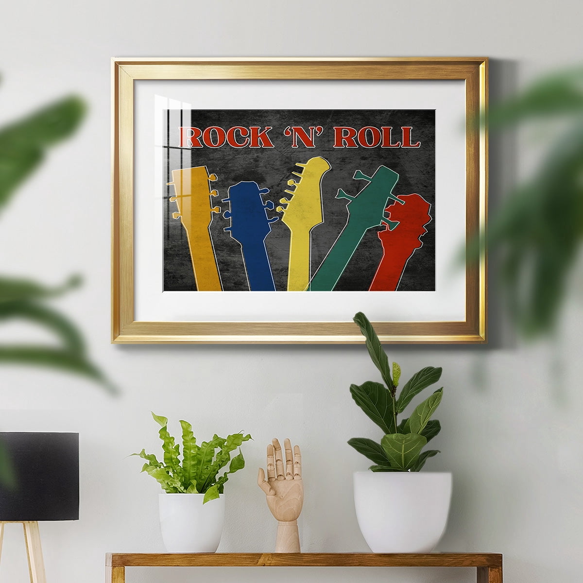 Rock and Roll Premium Framed Print - Ready to Hang