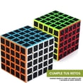 thumbnail image 2 of Mastery Brand Cubo de Velocidad Profesional Fibra de Carbono 4 Pack (2x2, 3x3, 4x4 y 5x5), 2 of 9