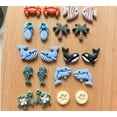 thumbnail image 2 of 2 piezas de mini serie con diseño marino, moldes for pendientes de arcilla suave, molde for cuchillos de alta precisión, herramientas de fabricación manual DIY, 2 of 2