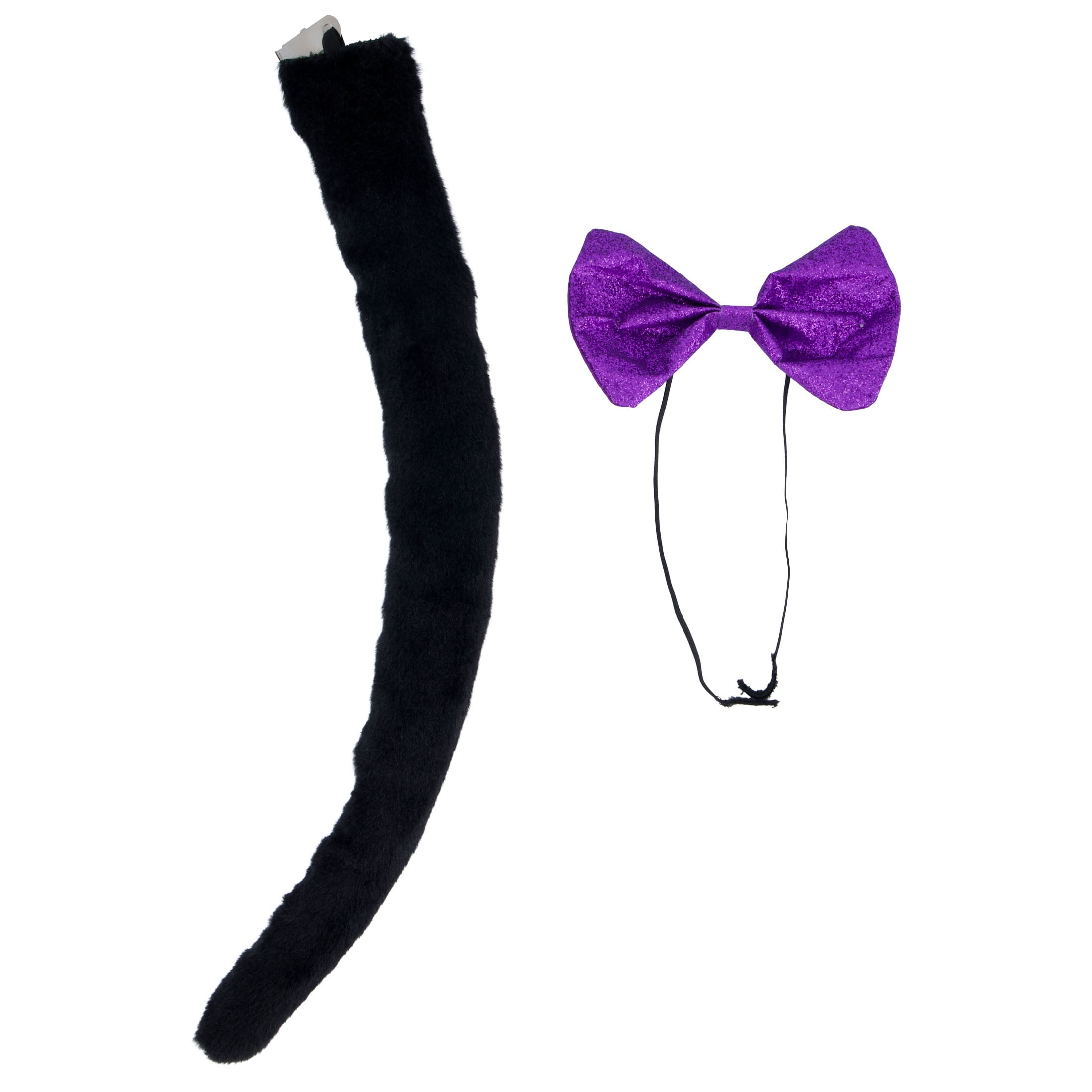 Cat Costume Accessory Kit for Children, Black and Purple, 3 Pieces, Halloween by Way To Celebrate