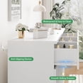 thumbnail image 6 of FANRAL 9 Drawers Dresser Fluted Dresser for Bedroom,Wooden Chest of Drawers Modern Dresser for Closet,White Dresser, 6 of 8