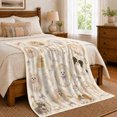 thumbnail image 6 of Canine Breed Collage Pattern, Cozy Pet Portrait Pattern, Warm Flannel Blanket for Living Room and Bedroom, Dog Lovers Valentine's Day Gift, Pet Lover Home Decor, 6 of 7