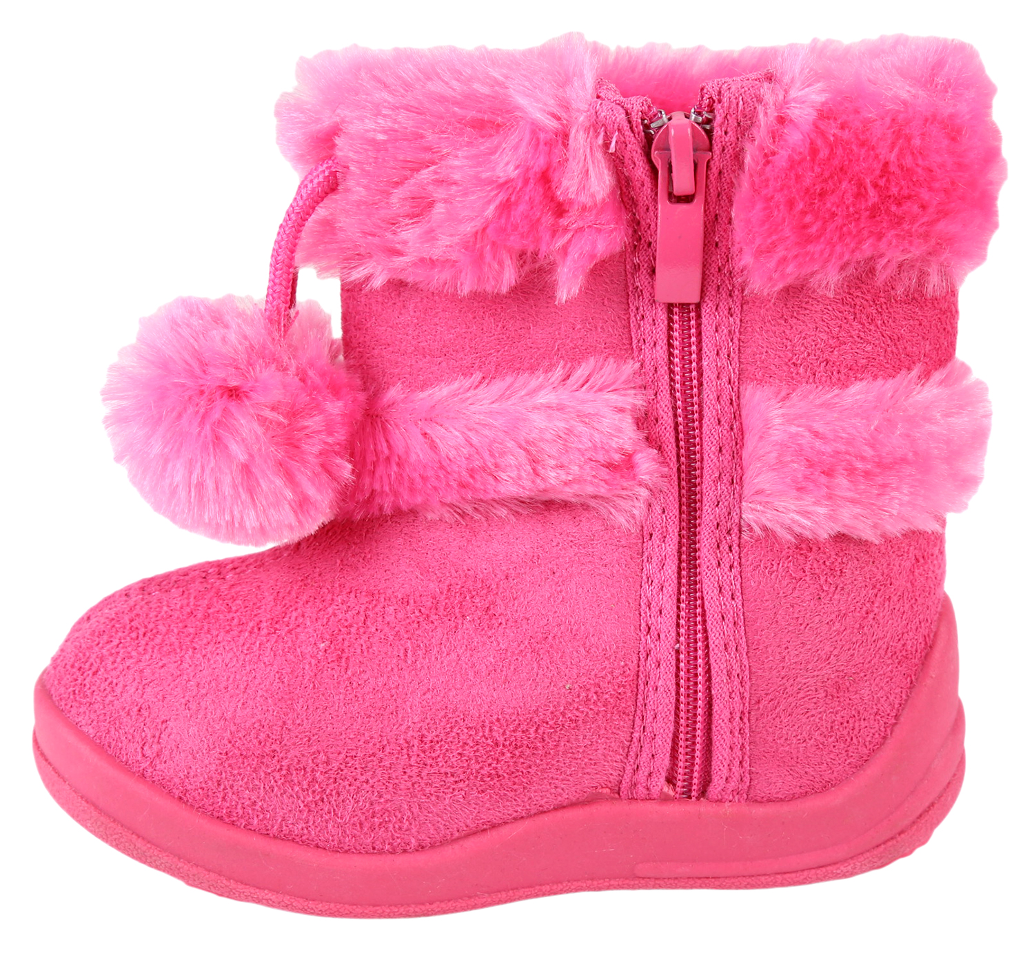 Kali Footwear Girl's Zello Boots for Toddler Girls | Glitter Boots | Pom Pom | Hot Pink 9 Toddler - image 2 of 5