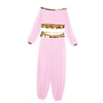 thumbnail image 4 of inhzoy Kids Girls 2-Piece Belly Dance Sequin Tassels Top & Pants Carnival Performance Outfit Pink 6, 4 of 6