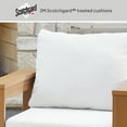 thumbnail image 3 of Better Homes & Gardens Ezra Outdoor HDPE Club Chair, Teak with Cream Boucle Cushions, 3 of 11