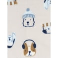 thumbnail image 5 of Gerber Baby and Toddler Neutral Microfleece Blanket Sleeper Pajamas, 2-Pack, Sizes 0/3 Months -5T, 5 of 7