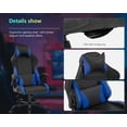 thumbnail image 5 of BestOffice Ergonomic Gaming Chair, Lumbar Support, Rolling Swivel forMen, Women(Blue), 5 of 7