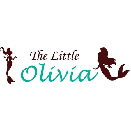 Personalized Name Vinyl Decal Sticker Custom Initial Wall Art