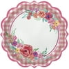 The Pioneer Woman Floral Pink Paper Dinner Plates, 11.5in, 8ct