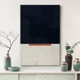 thumbnail image 3 of PixonSign Canvas Wall Art Retro Black Gray Color Field Red Stripe Abstract Print Minimalism Contemporary Nordic Relax/Calm Decoration for Living Room, Bedroom, Office - 12"x18", 3 of 5