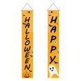 thumbnail image 4 of Couplets de puerta de Halloween bandera calabaza fantasma calavera Couplet cortina decoración feliz Festival Banner Día del fantasma 2023 Halloween P7M7, 4 of 4
