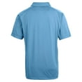 thumbnail image 3 of Men's Cutter & Buck  Powder Blue Cleveland Browns Prospect Eco Textured Stretch Recycled Polo, 3 of 3