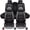 Black+Red Line, variant on FANOTEK For 2000-2026 Subaru Outback Car Seat Covers 5-Seats, Premium Pu Leather Auto Cushion Protector, Front Rear Seat Full Set for Subaru Legacy Impreza Forester Black Red Line
