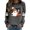 Grey [Halloween Shirts for Women Clearance Sales], variant on WEIWEN Halloween Sweaters for Women 2026 Cute Ghost Drinking Coffee Pumpkin Halloween Sweatshirts for Women Long Sleeve Shirts Women's Clothing Fall Outfits Grey, S