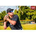 thumbnail image 2 of Rawlings Adult Sport Baseball Sunglasses Lightweight Stylish 100% UV Poly Lens (White/Blue), 2 of 7
