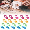 thumbnail image 3 of Bobbin Thread Holder, 40Pcs 4Color Sewing Machine Bobbin Holder Silica Gel Bobbin Clamps, Bobbin Clips, Bobbin Clamps, For Sewing Thread Embroidery Quilting, 3 of 8