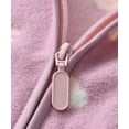 thumbnail image 3 of Toddler Girls Thin Fleece Jacket Cartoon Spring Baby Girls Boys Coats for Kids Easter Rabbit Purple 3-4T, 3 of 9