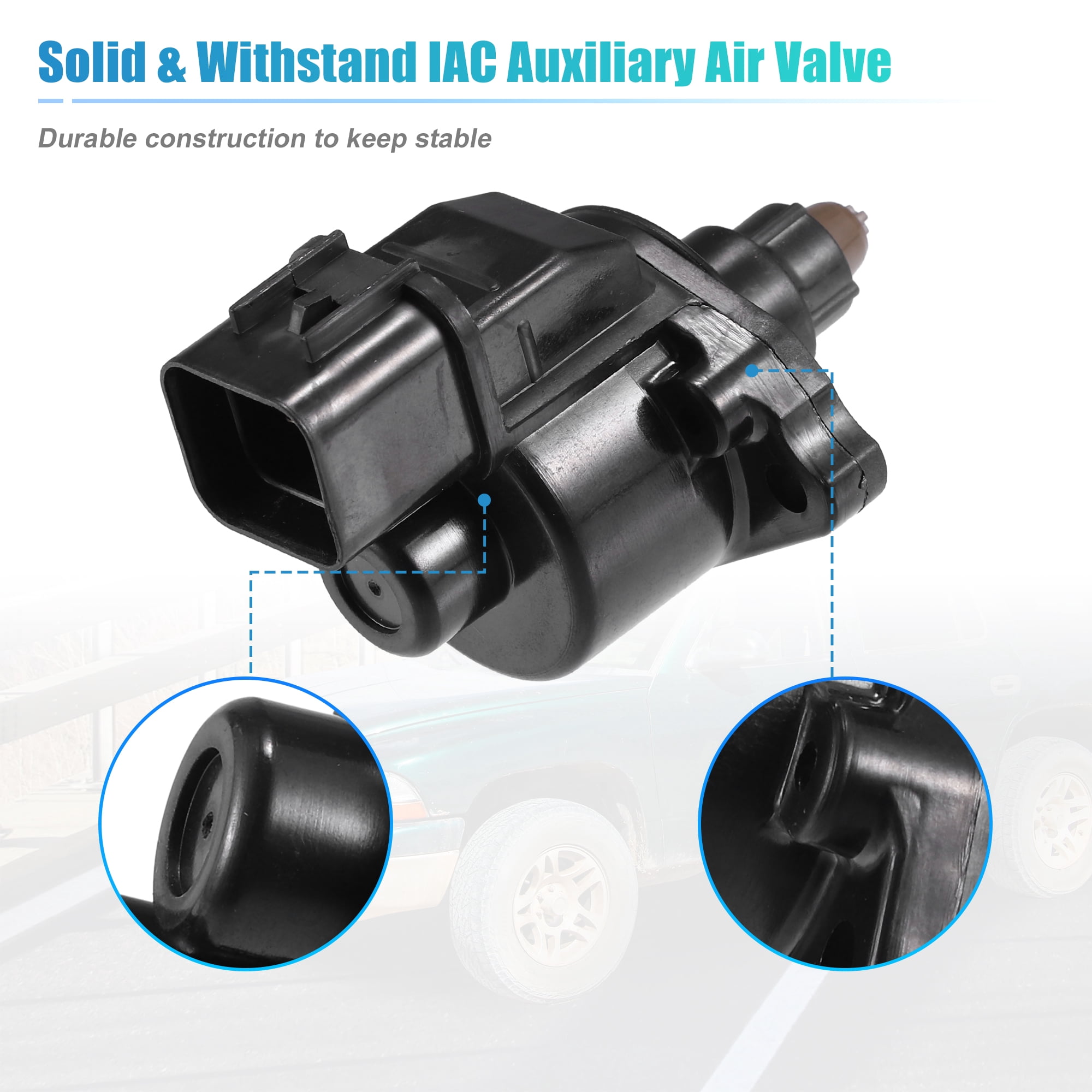 Unique Bargains IACV Fuel Injection Idle Air Control Valve for Hyundai Sonata 1994-1998 for Dodge Spirit 1992-1993