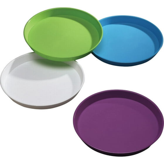 Arrow Plastic 00198 Round Serving Tray, 153/4 in Dia, Plastic