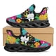 thumbnail image 1 of Zapatos de enfermería dental para mujer, zapatillas deportivas de diseño lujoso con latidos del corazón, informales, ligeros, con cordones y vulcanizados., 1 of 6