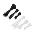 thumbnail image 2 of Zip Tie Kit 4 6 8in Cable Zip Ties Respetuoso Con El Medio Ambiente 400 Piezas De Aislamiento Para Conectar Para La Gestión De Cables ANGGREK Hardware, 2 of 8