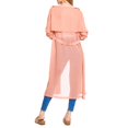 thumbnail image 3 of Ensamble Mujer Ligero Largo Casual Formal Mauve Cómodo rosa M, 3 of 5