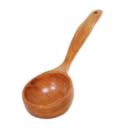 

1 Pc Wooden Cooking Scoop Catering Tableware Wooden Kitchen Utensils Natural Wood Spoon Soup Porridge Ladle for Home Restaurant (