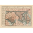 thumbnail image 2 of Reynold 32x24 Black Ornate Wood Framed with Double Matting Museum Art Print Titled - Maryland - Delaware - Reynold 1921, 2 of 4