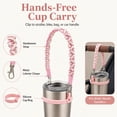 thumbnail image 3 of 3PCS Water Bottle Handle, Effortless Transportability, 15.35*2.44in, Water Bottle Strap, Tumbler Strap Accessory, Portable Travel Mug Lanyard, for Gym and Outdoor Outings, 3 of 9