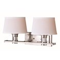 thumbnail image 1 of Vaxcel International W0248 Ritz 2 Light Vanity, Satin Nickel, 1 of 1