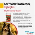 thumbnail image 4 of Polychews Plus Krill for Large Dogs by Bimeda - 120 Soft Chews, 4 of 7