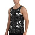 thumbnail image 2 of Haiem I love Math Men Workout Tank Top Gym Bodybuilding Sleeveless Muscle T Shirts Athletic Tank Breathable Workout Shirt-Small, 2 of 9
