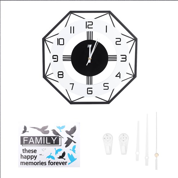 Reloj de pared nórdico de moda simple, reloj de cuarzo silencioso para el hogar, oficina, hogar, dormitorio, decoración de pared