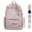 Pink, variant on Cute Polka Dot Backpack - Coquette Back Pack with Lace Trim & Plush Charm, Kawaii Casual Daypack for Classes travel